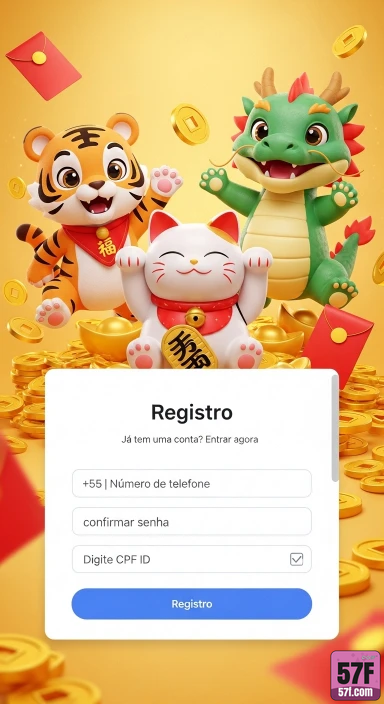 57f.com Vantagens de Registrar no 57f.com